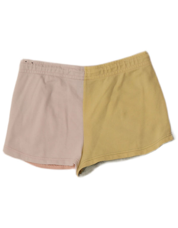 Nike sportsshorts til kvinder UK 16 Stor flerfarvet Colourblock Bomuld