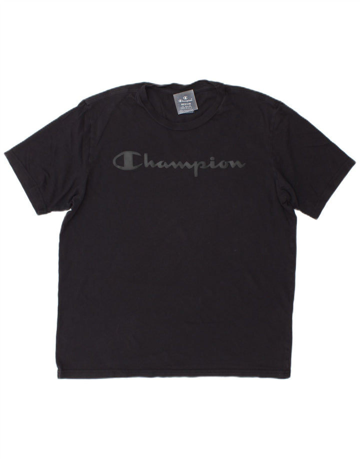 Champion Herre grafisk T-shirt Top Medium Navy Blue