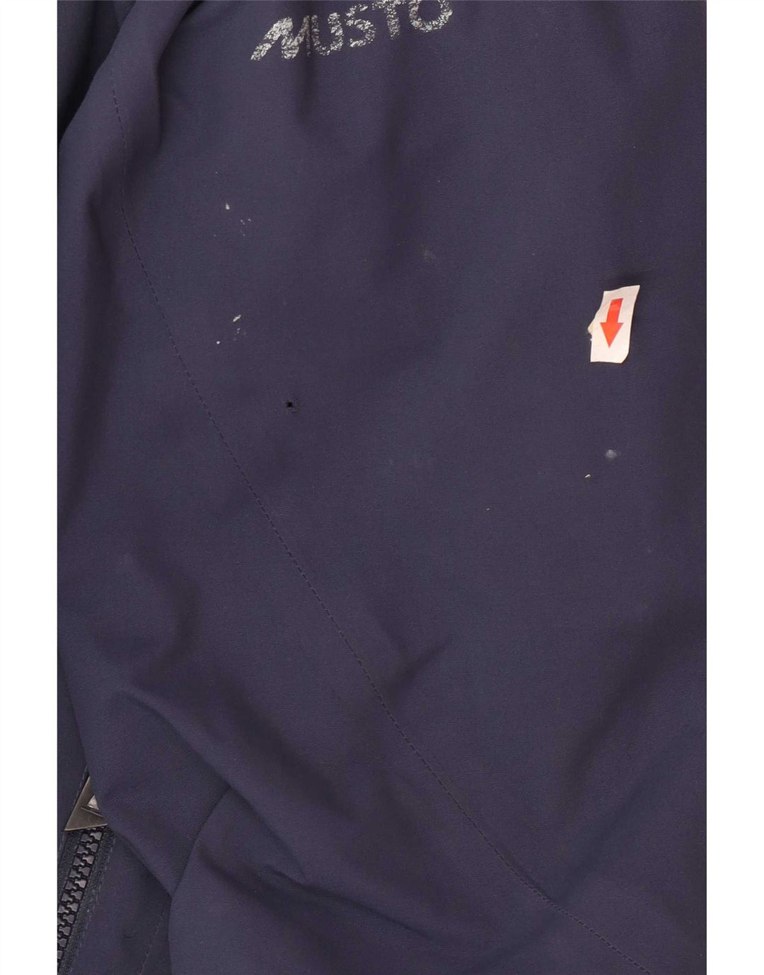 Musto Regnjakke med hætte til mænd UK 40 Large Navy Blue Polyester