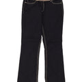 Wrangler Dame Bootcut Jeans W32 L31 Marineblå Bomuld