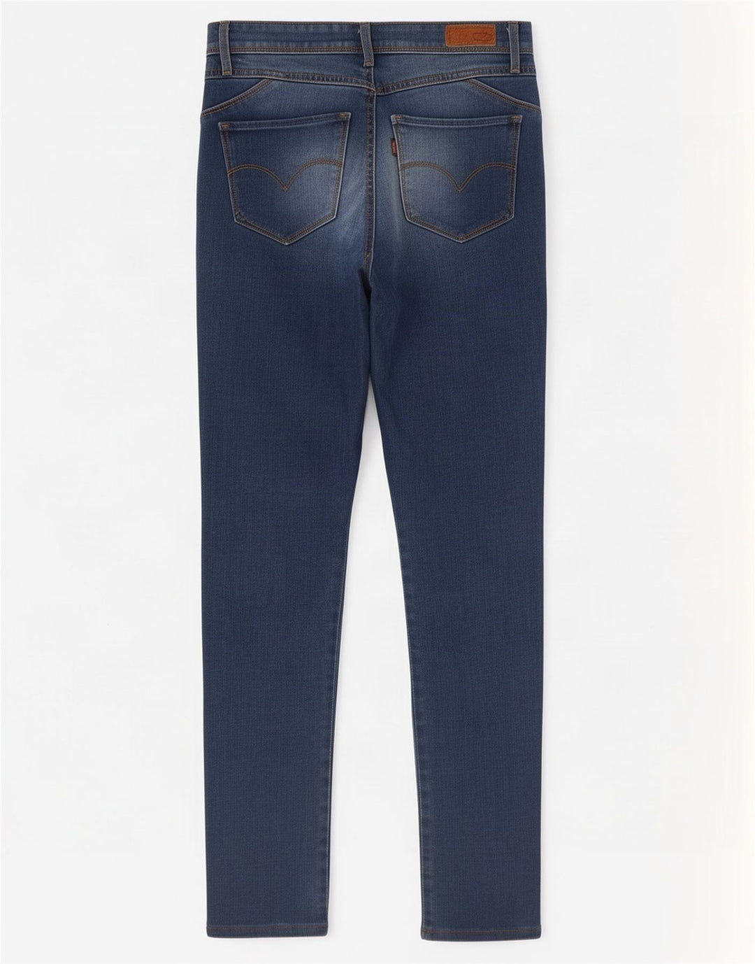 Levi's Dame Mid Rise Skinny Jeans W28 L30 Blå
