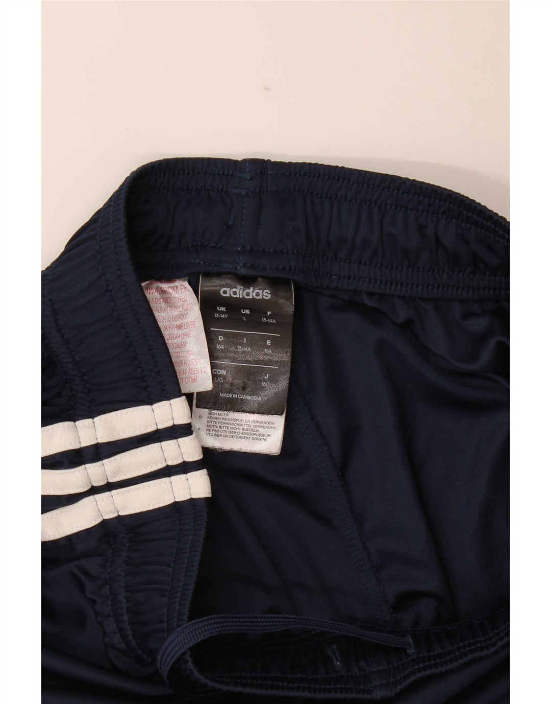Adidas drenge Climalite sportsshorts 13-14 år marineblå polyester
