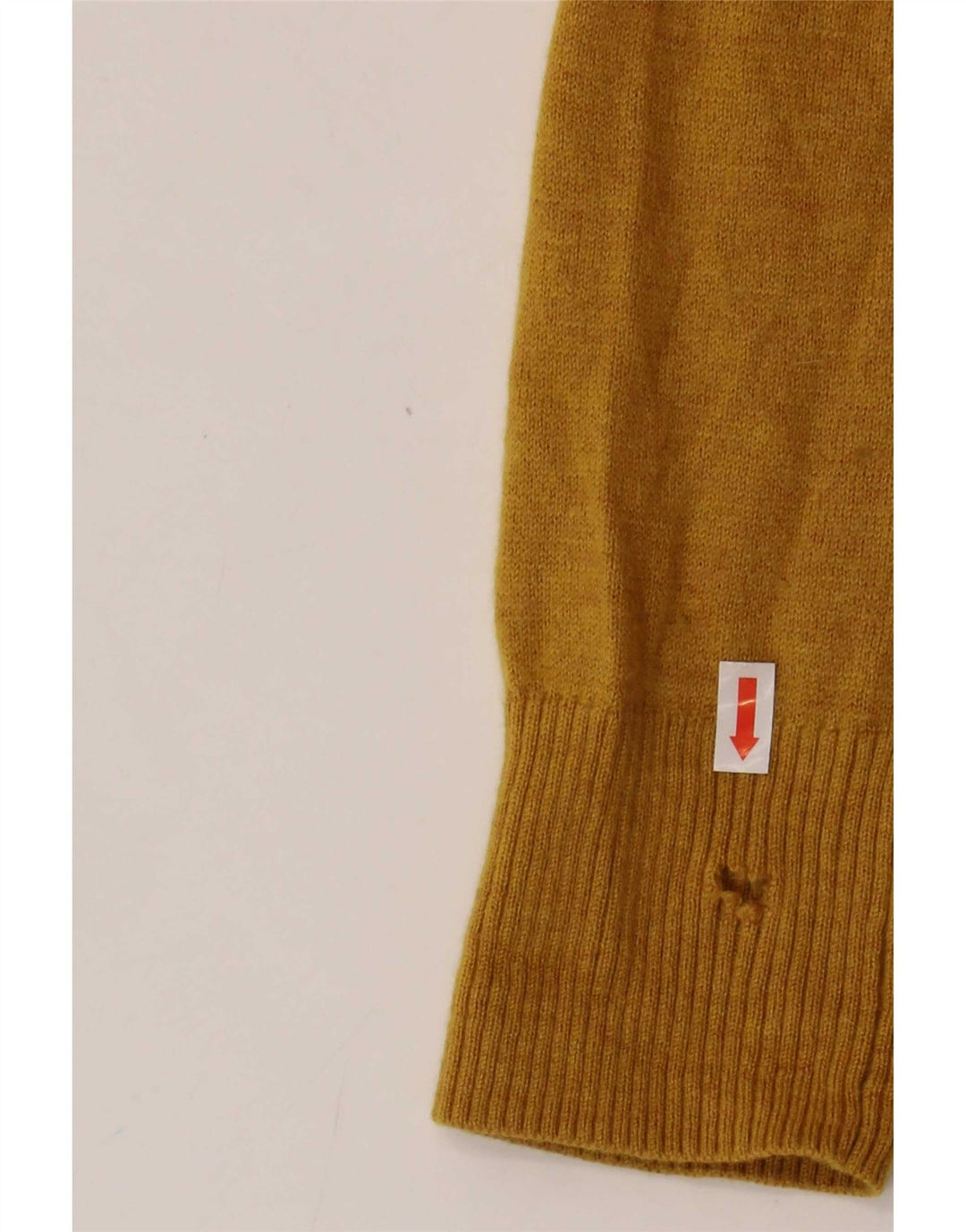 Fat Face Dame Cardigan Sweater UK 12 Medium Yellow Wool