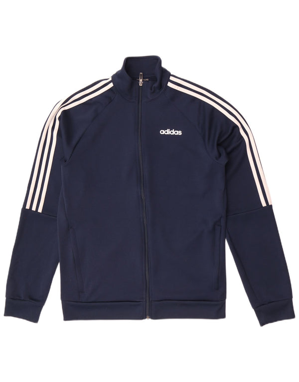 Adidas Herre Climalite Træningsdragt Topjakke UK 40/42 Medium Navy Blue