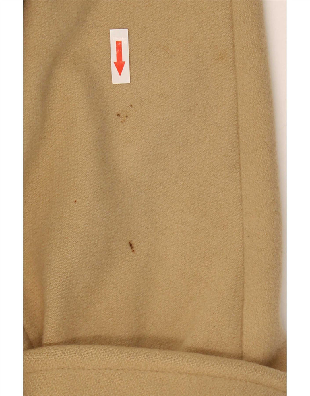 Marks & Spencer Dame Dobbeltradet Frakke UK 12 Medium Beige Uld