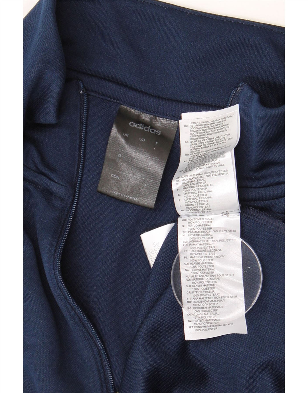 Adidas Herre Climalite Pullover træningsdragt Top Stor marineblå polyester