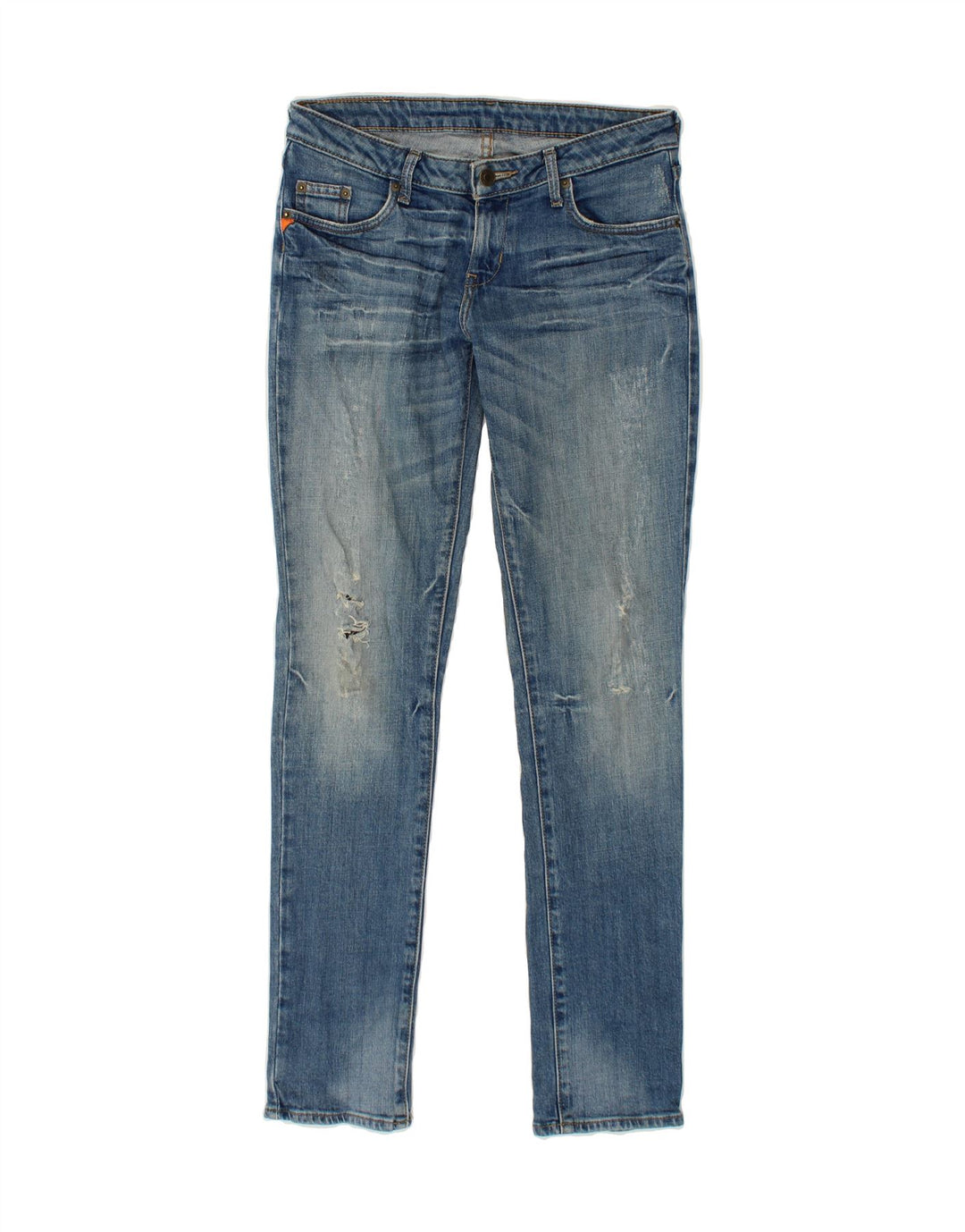 KAPPA Womens Slim Jeans W29 L32  Blue Cotton Vintage Kappa and Second-Hand Kappa from Messina Hembry 