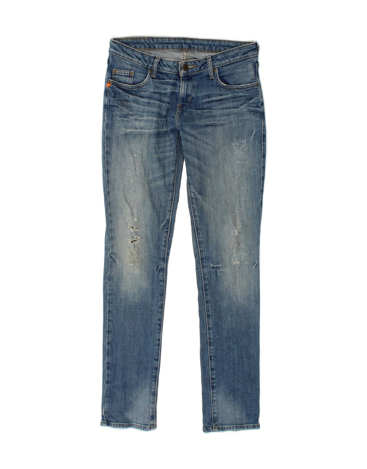 KAPPA Womens Slim Jeans W29 L32  Blue Cotton Vintage Kappa and Second-Hand Kappa from Messina Hembry 