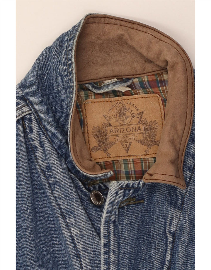 ARIZONA Denimjakke til mænd UK 40 Stor blå polyamid