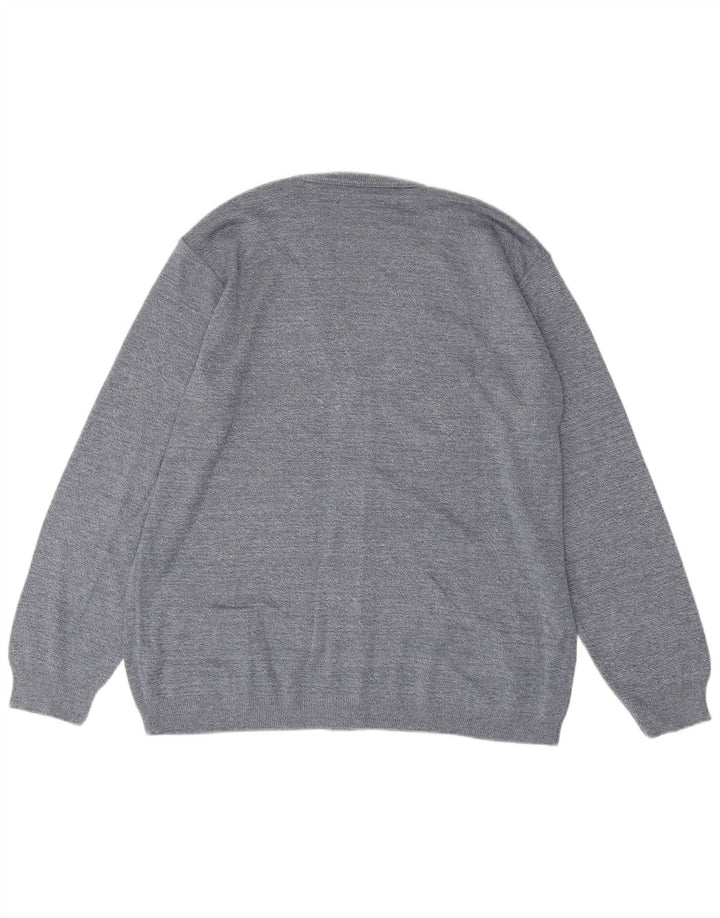 Rodes Herre Cardigan Sweater 2XL Blå Argyle/Diamant Akryl