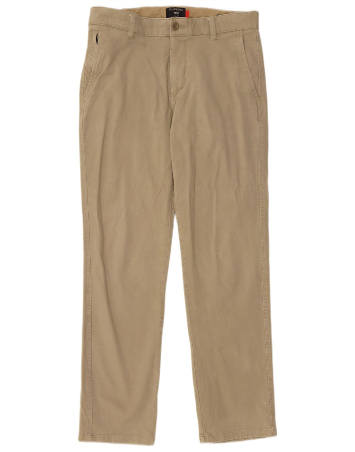 Dockers Dame Slim Chino Bukser W29 L29 Beige Bomuld