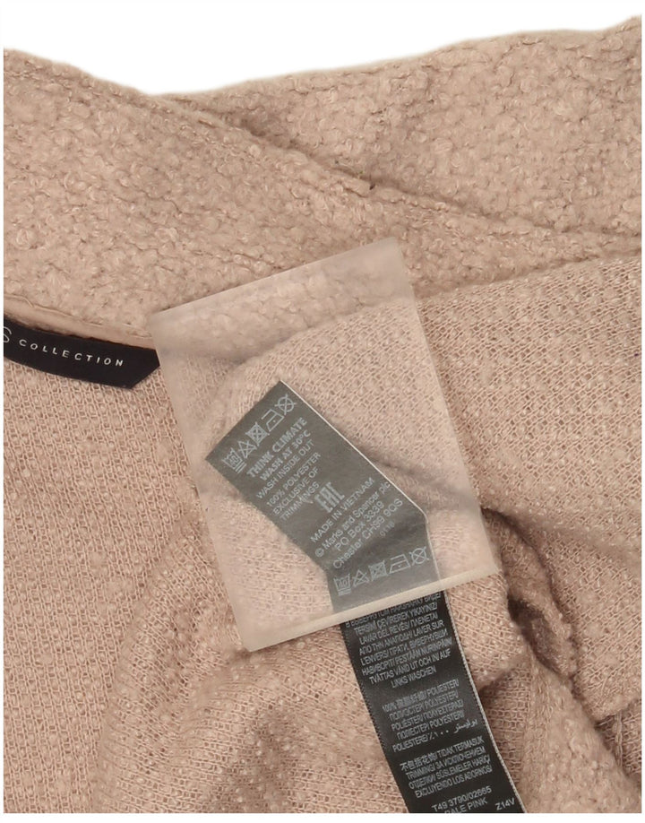 Marks & Spencer Dameoverfrakke UK 18 XL Pink Polyester