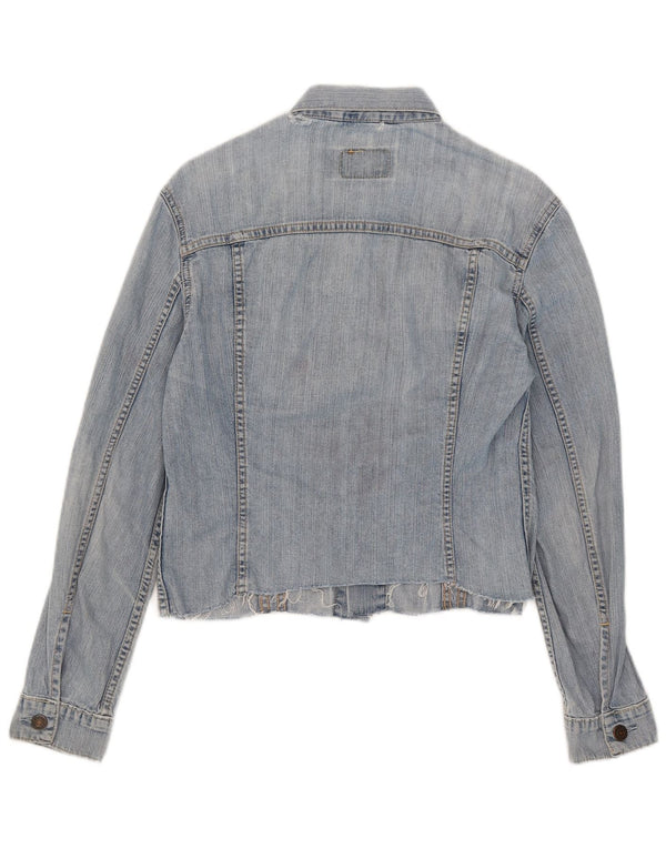 Levi's Girls Crop denimjakke 10-11 år Medium blå bomuld
