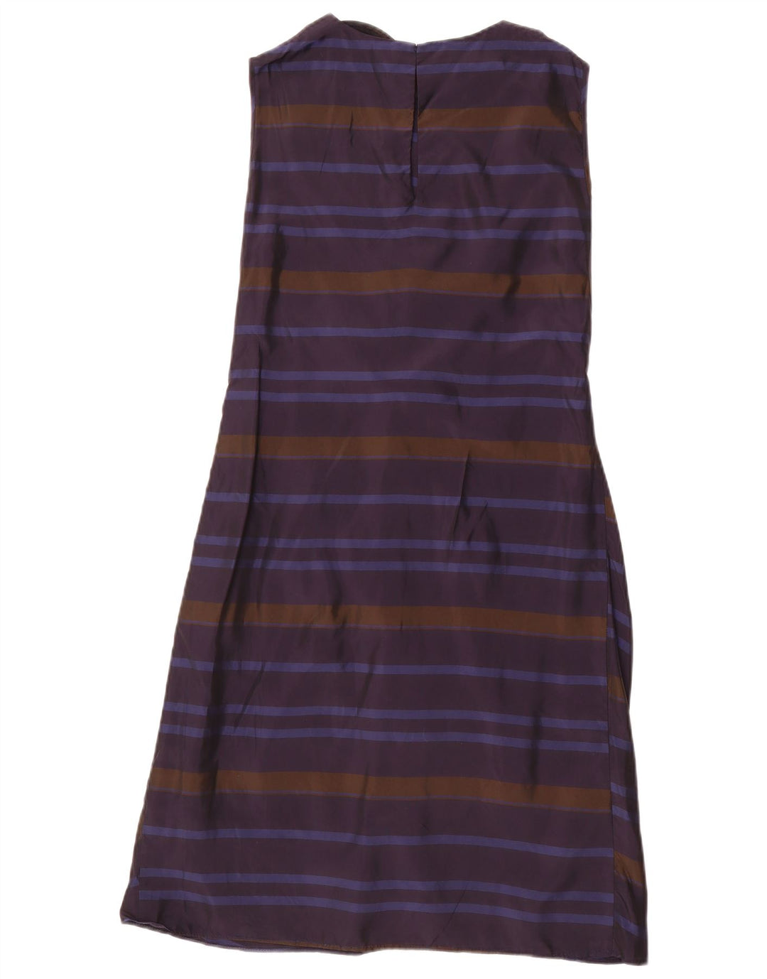 JIGSAW Womens Shift Dress UK 10 Small Purple Striped Cupro
