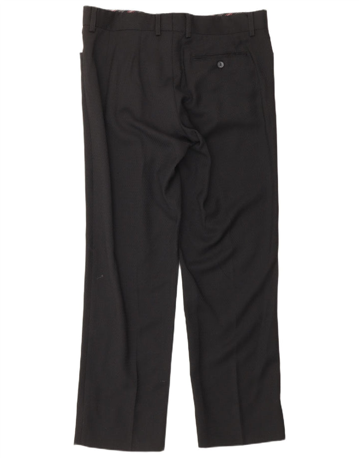 DOLCE & GABBANA Herre 2-delt jakkesæt IT 50 Large W36 L31 Black New Wool