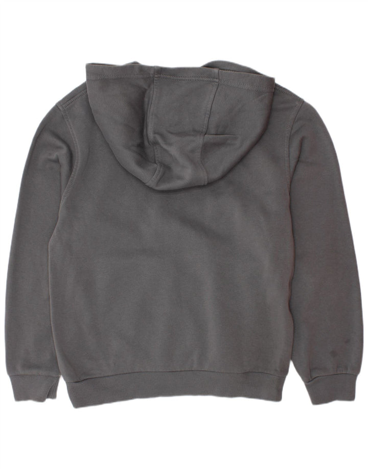 Nike drenge grafisk hættetrøje 10-11 år mellemgrå bomuld