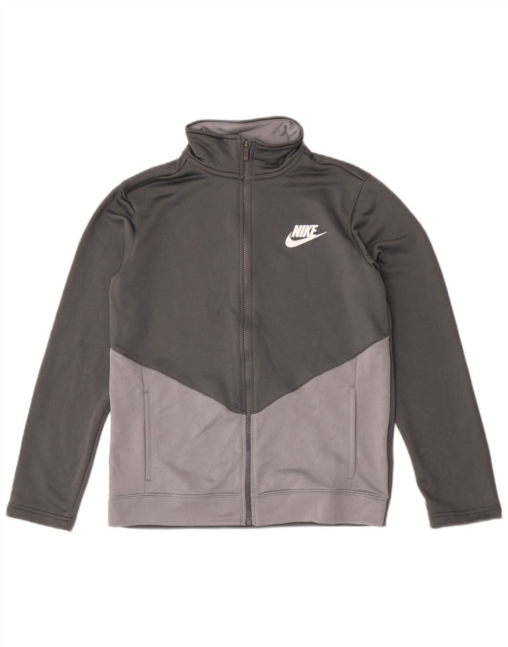 Nike træningsdragt topjakke til drenge 13-14 år XL Grå Colourblock Polyester