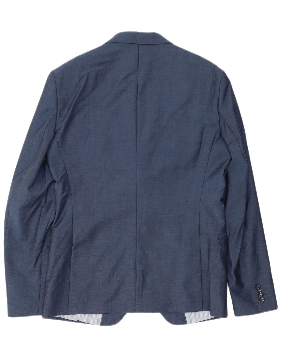 Zara Herre skræddersyet pasform 2-knaps blazerjakke EU 50 Medium Navyblå