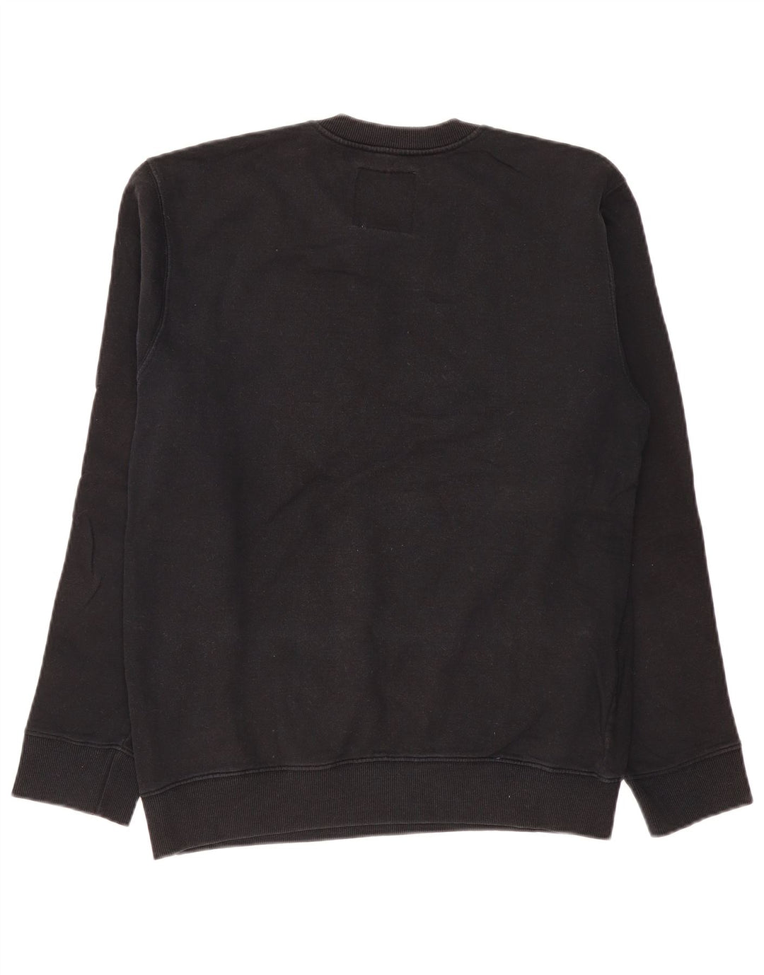 Vans Herre Grafisk Sweatshirt Jumper Stor Sort Bomuld
