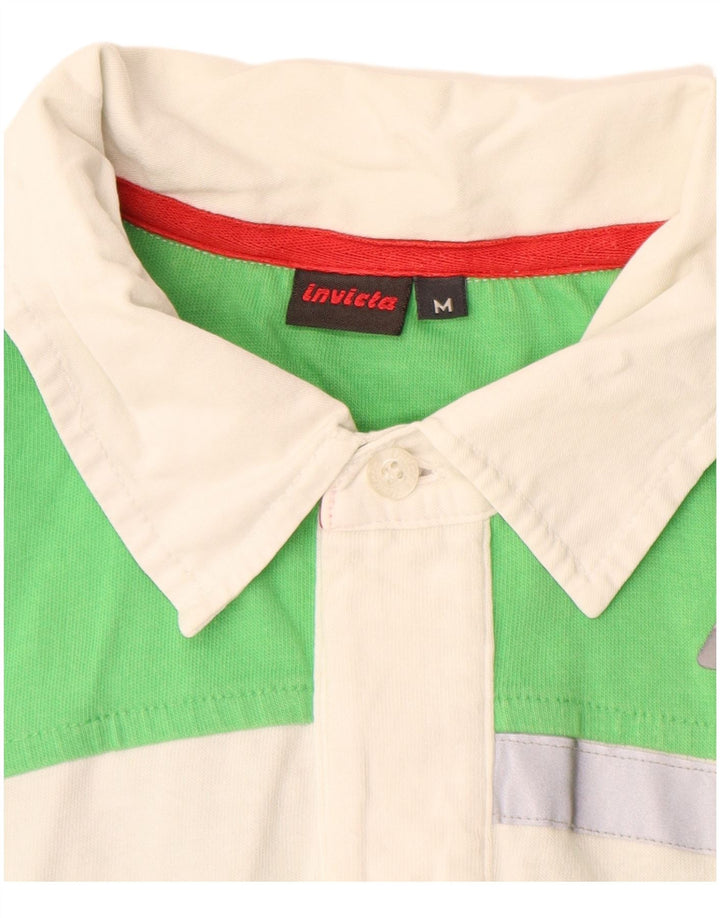 INVICTA Poloshirt til mænd Medium Grøn Colourblock Bomuld