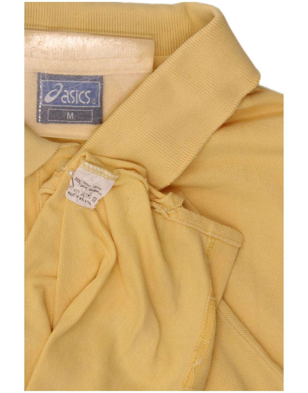 Asics herre poloshirt Medium gul bomuld