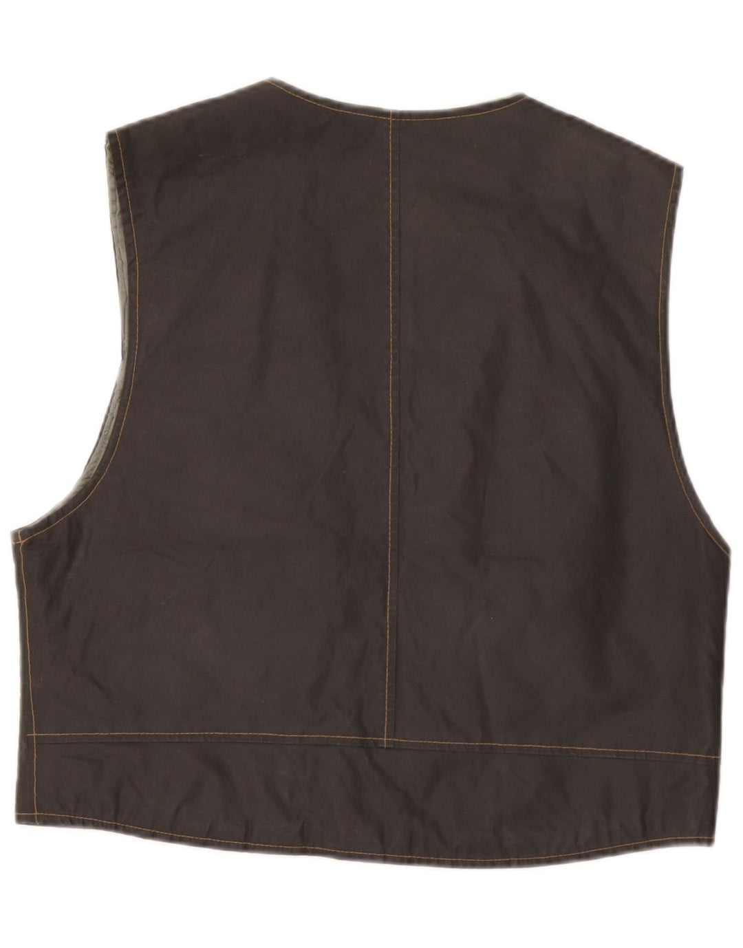 Vintage Herre Gilet lille sort bomuld