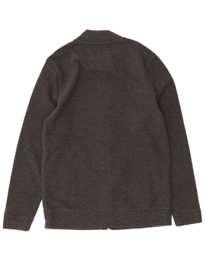 Massimo Dutti Herre Cardigan Sweater Lille Grå Bomuld