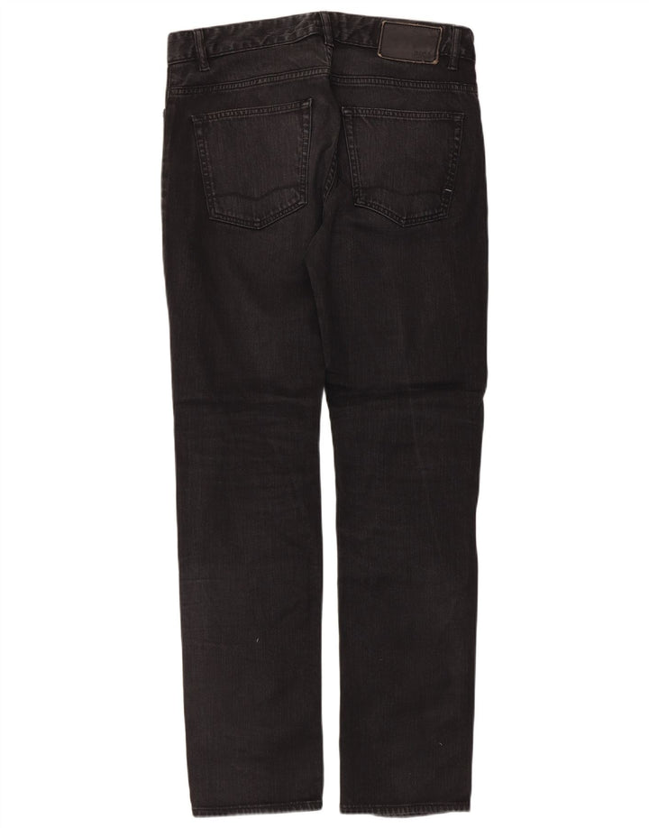 Hugo Boss Herre Delaware Slim Jeans W32 L32 Sort Bomuld
