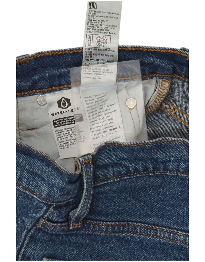 Levi's Dame 501 Straight Jeans W25 L26 Blå Bomuld