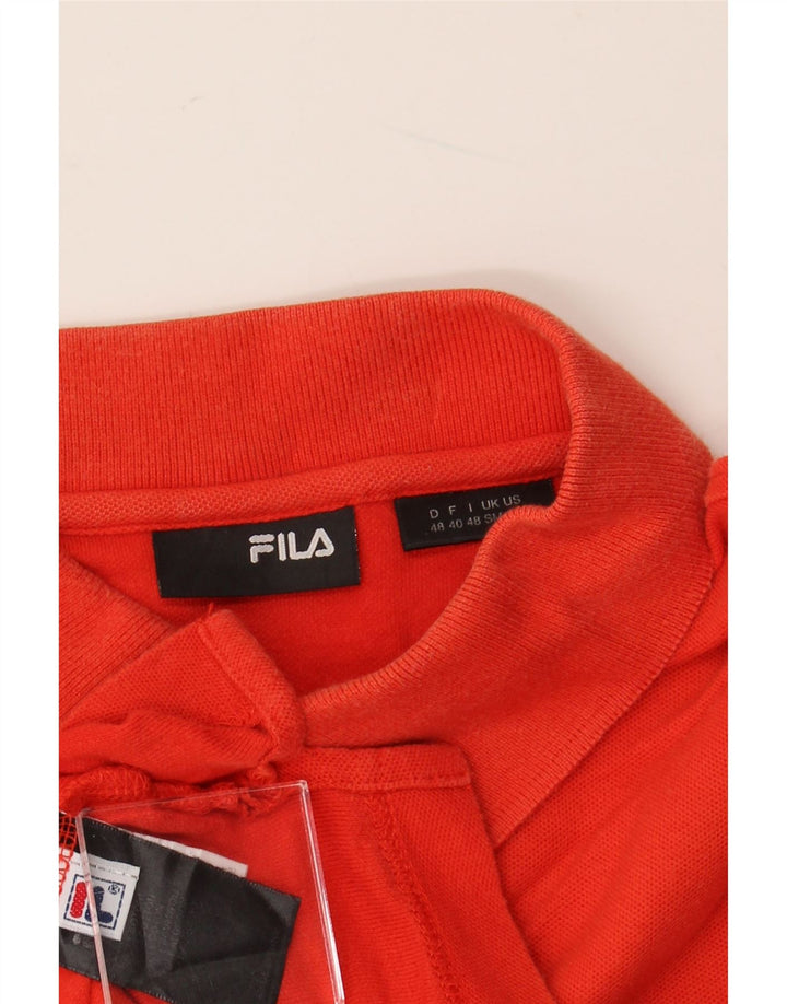 FILA Poloskjorte til mænd Lille orange bomuld