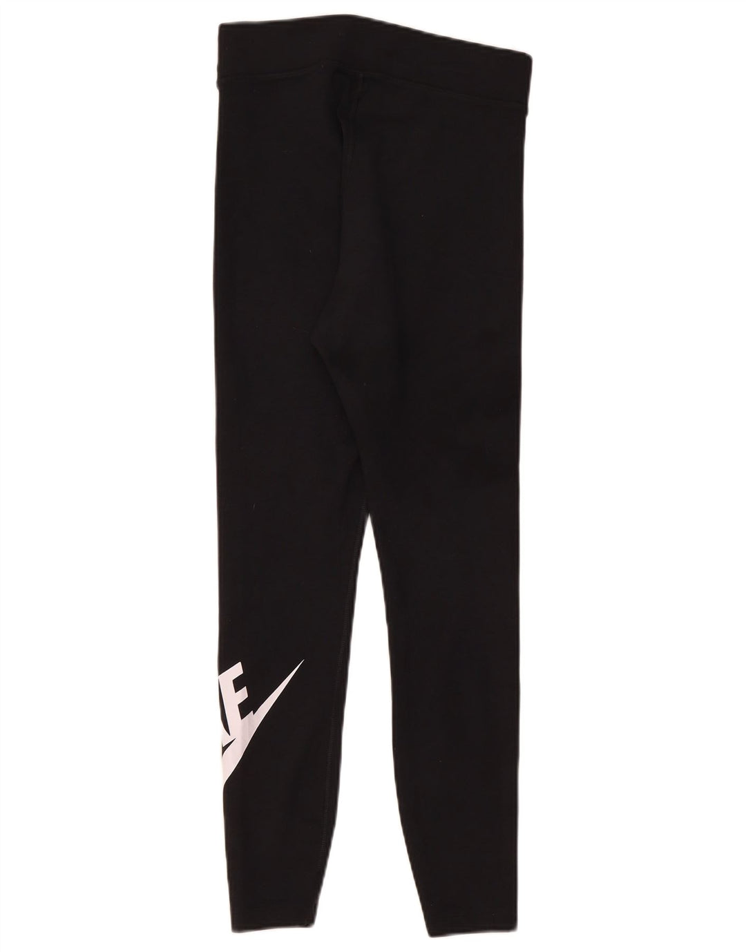 Nike Dame Grafiske Leggings UK 12 Medium Sort Bomuld