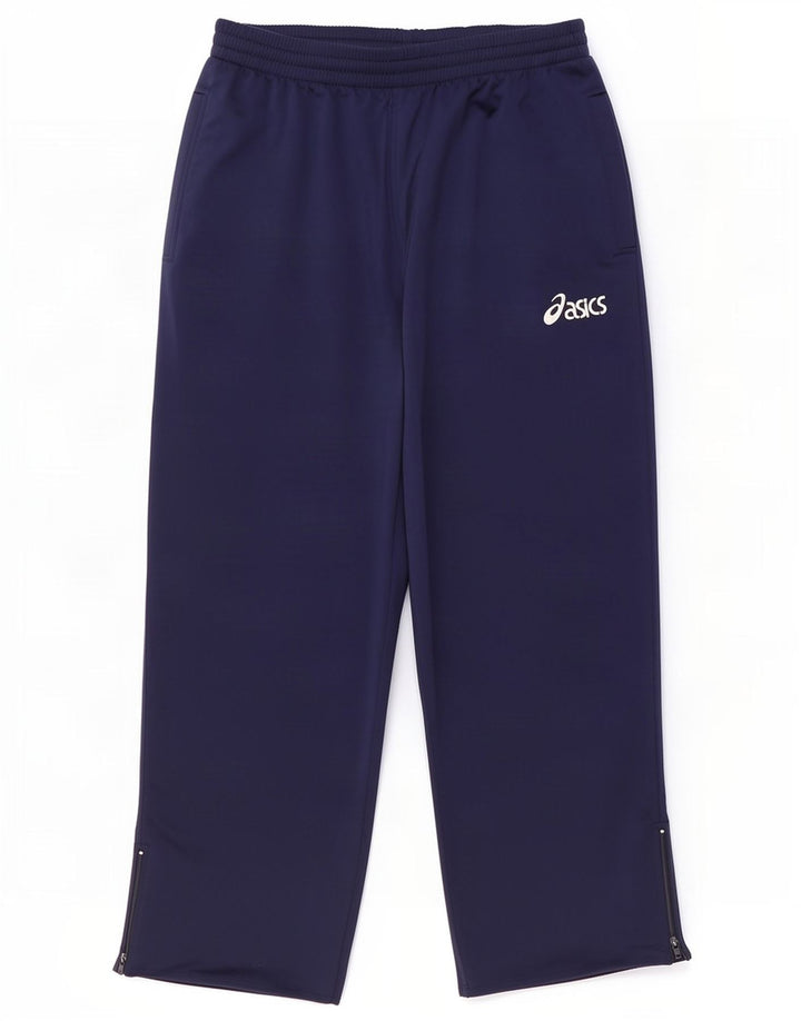 Asics Herre Crop træningsdragt Bukser Large Navy Blue Polyester