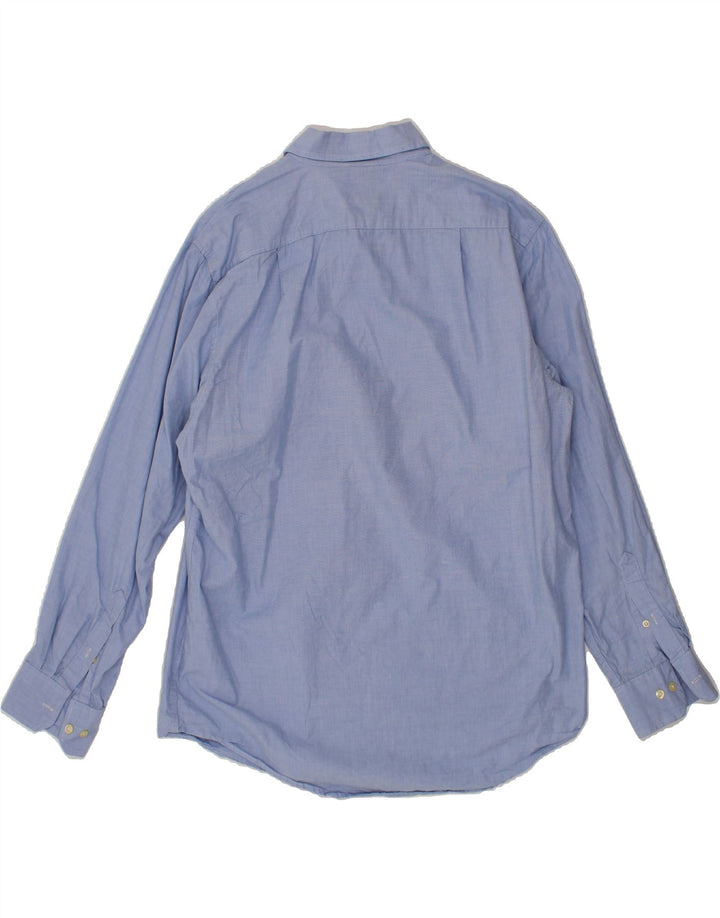 IZOD Mens Shirt Medium Blue Cotton Vintage Izod and Second-Hand Izod from Messina Hembry 