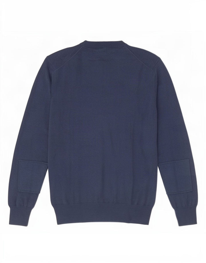 Avirex Herre V-hals sweater Stor Blå Bomuld