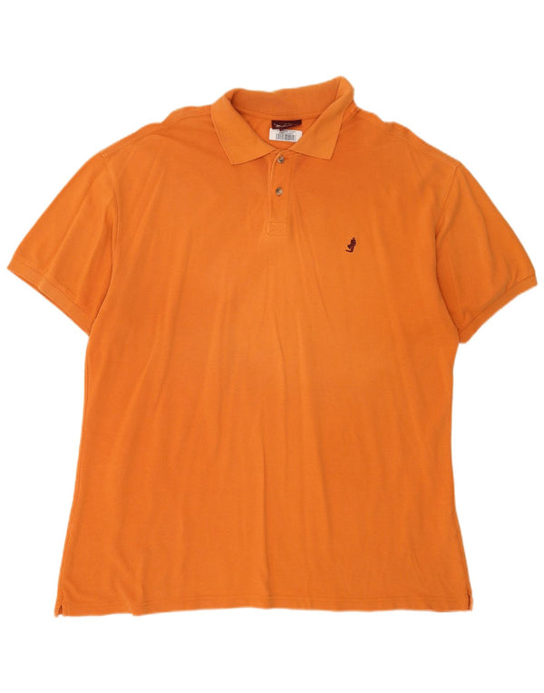 Marlboro Classics Polo Shirt til mænd 3XL Orange Bomuld