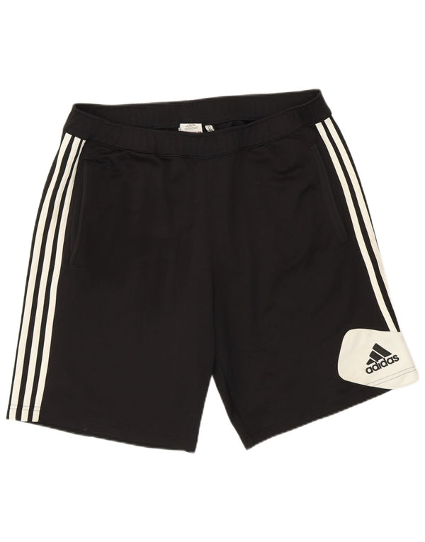 ADIDAS Climacool sportsshorts til mænd, store sorte Colourblock Polyester