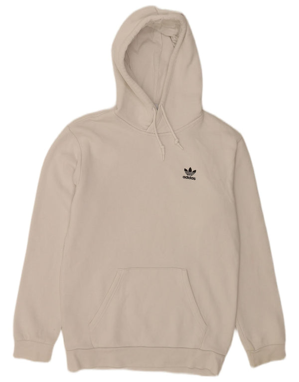 Adidas Herre Primegreen Hoodie Jumper Small White Bomuld