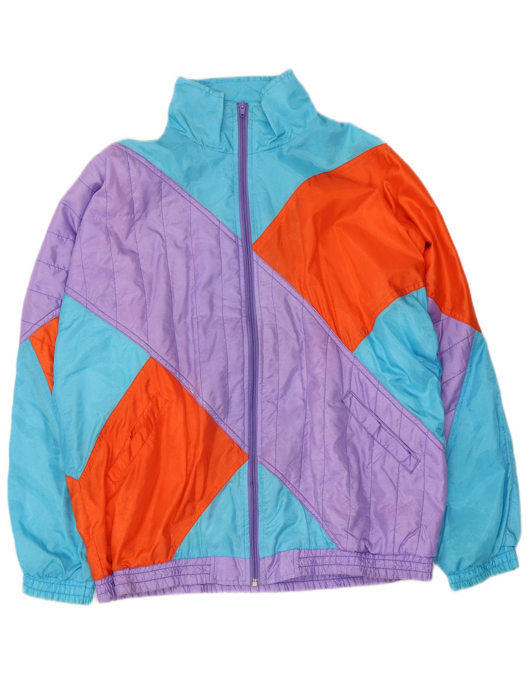 Master Træningsdragt til mænd Topjakke Stor flerfarvet Colourblock Nylon