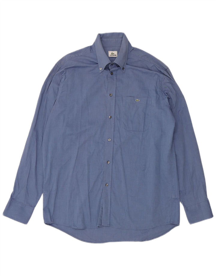 LACOSTE Herreskjorte str. 43 Large Blue Cotton