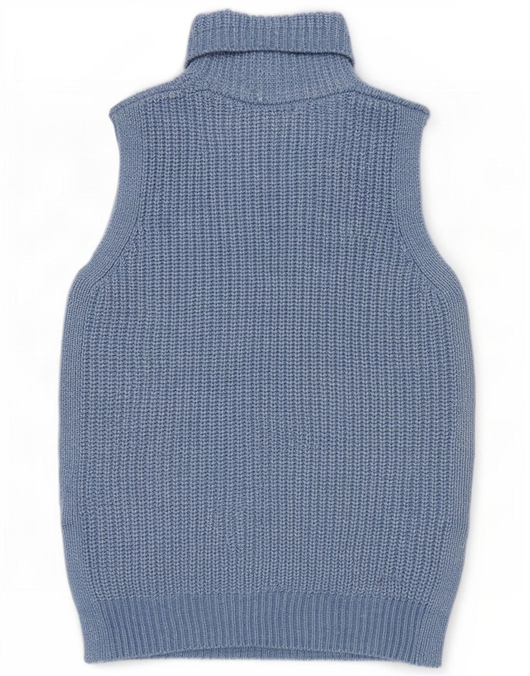Marks & Spencer Dame Vest Tank Top UK 14 Medium Blue Polyester
