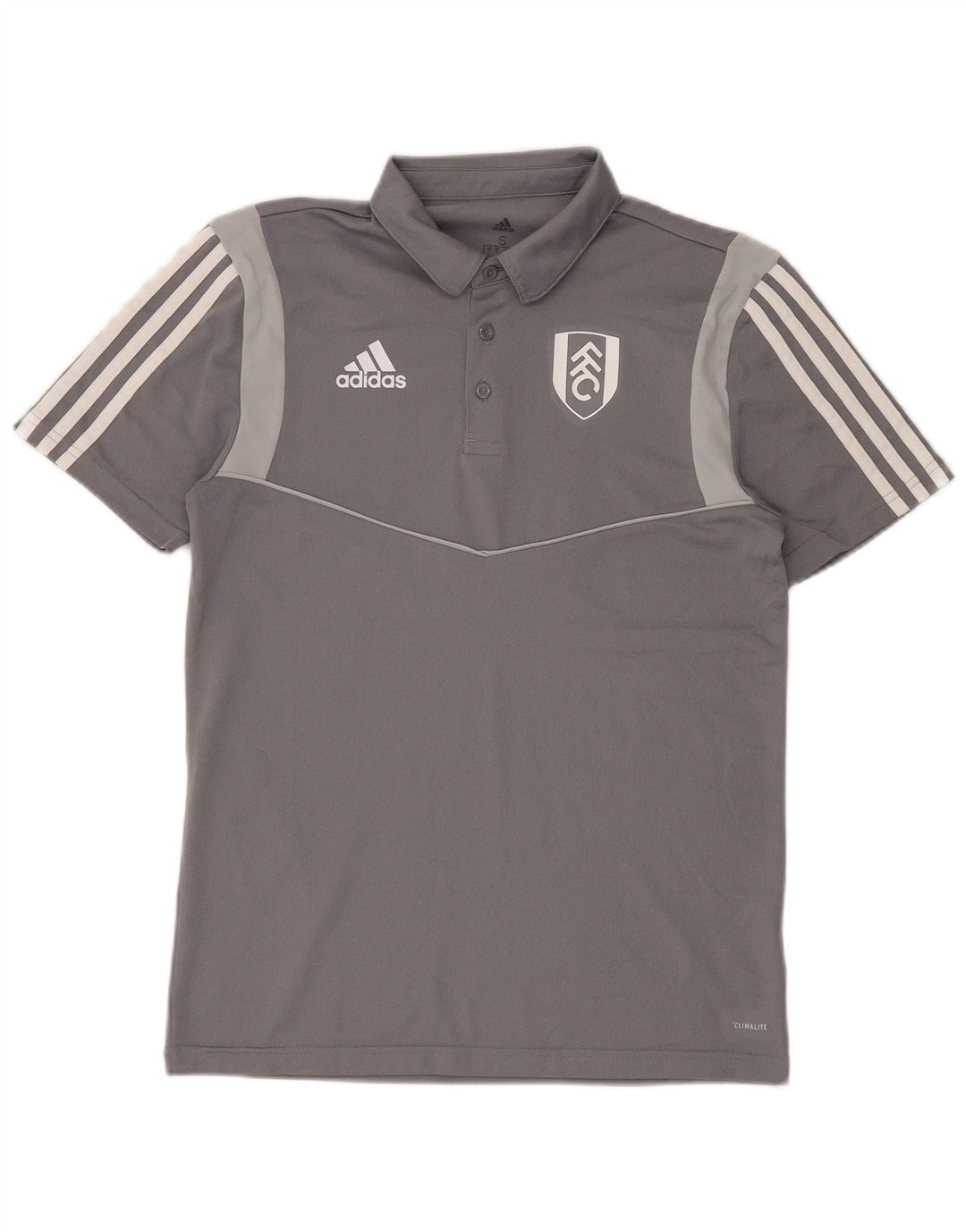 Adidas Herre Climalite Polo Shirt Lille Grå Colourblock Polyester