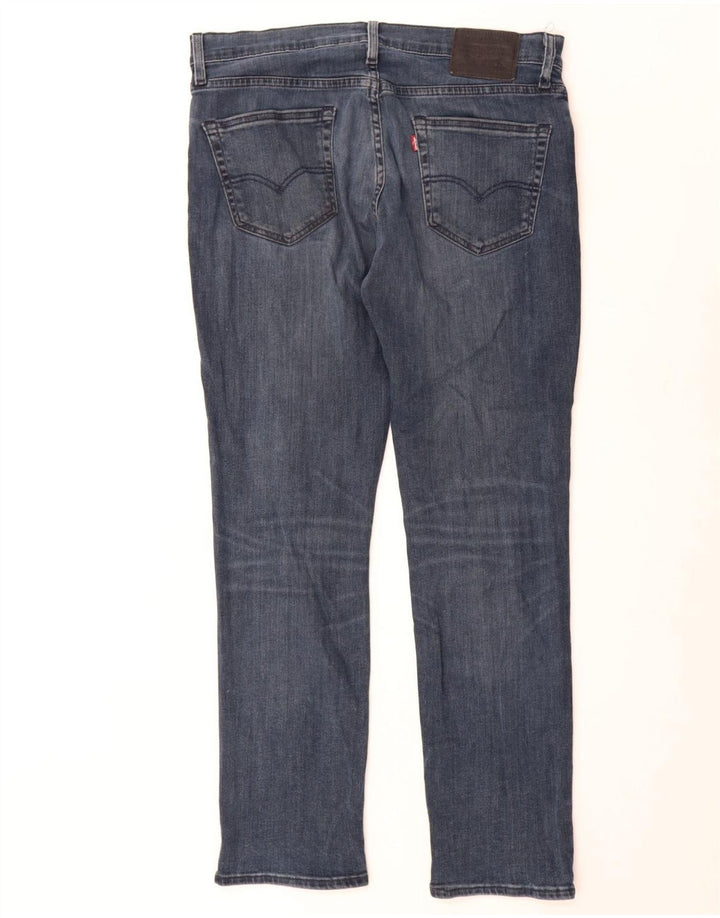 LEVI'S Slim Jeans til mænd W34 L30 Blå bomuld