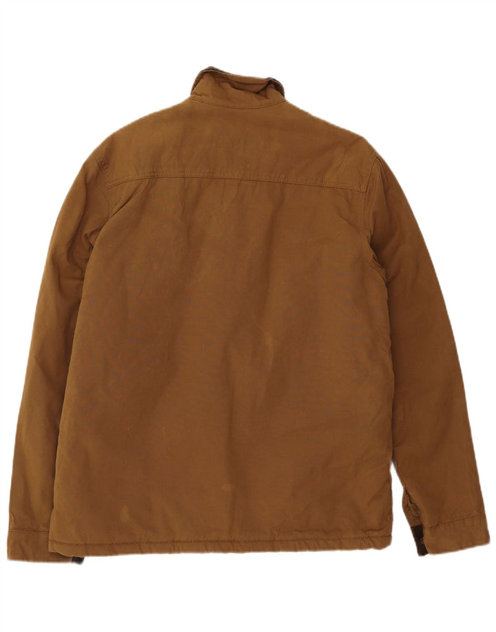 Superdry Windbreaker Jacket til mænd UK 36 Lille brun polyester