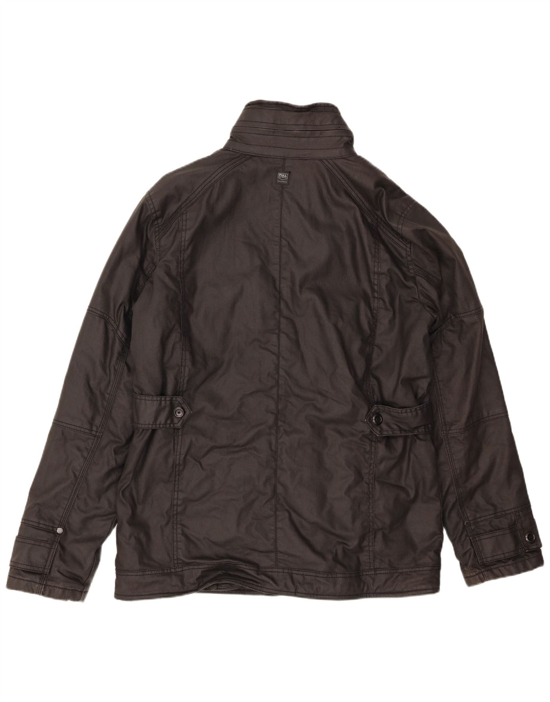 PULL & BEAR Herre Utility Jacket UK 42 XL Sort