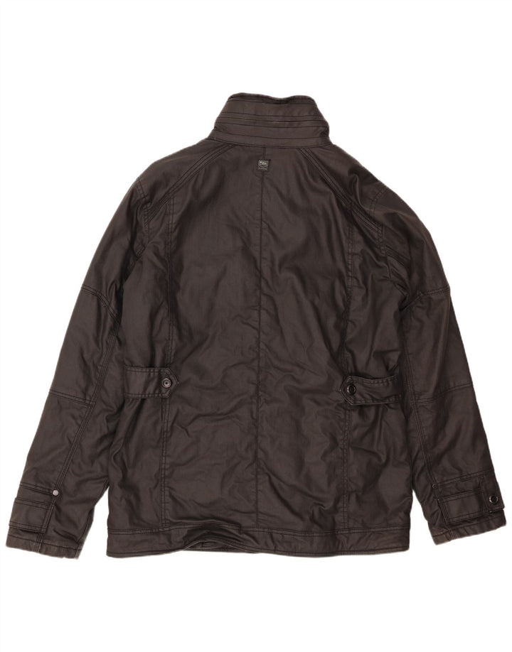 PULL & BEAR Herre Utility Jacket UK 42 XL Sort