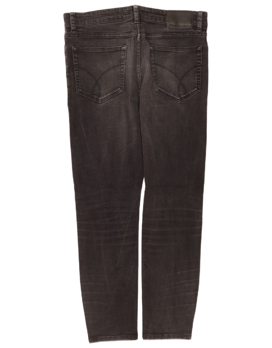 Calvin Klein Herre Slim Jeans W34 L28 Grå Bomuld