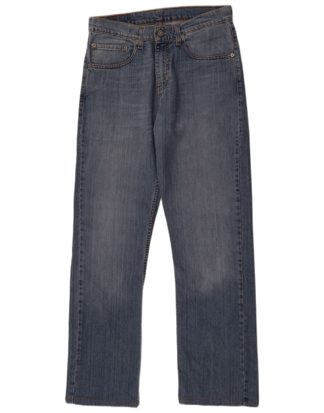Levi's Herre 752 Straight Jeans W31 L34 Blå Bomuld