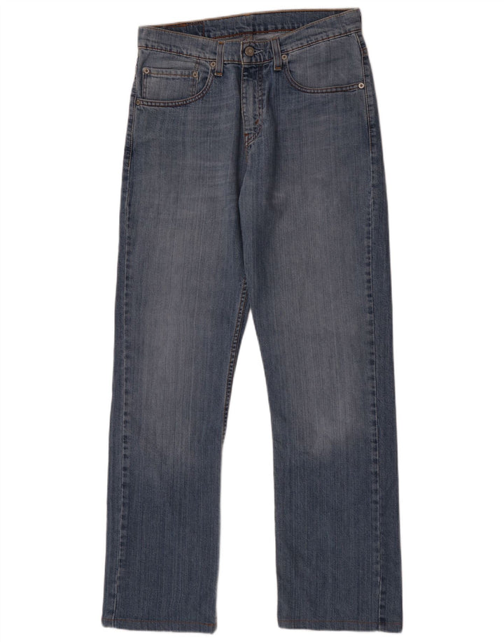 Levi's Herre 752 Straight Jeans W31 L34 Blå Bomuld