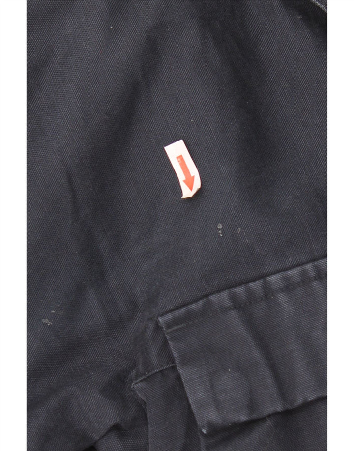 Murphy & Nye Herre Utility Jacket UK 38 Medium Navy Blue Cotton