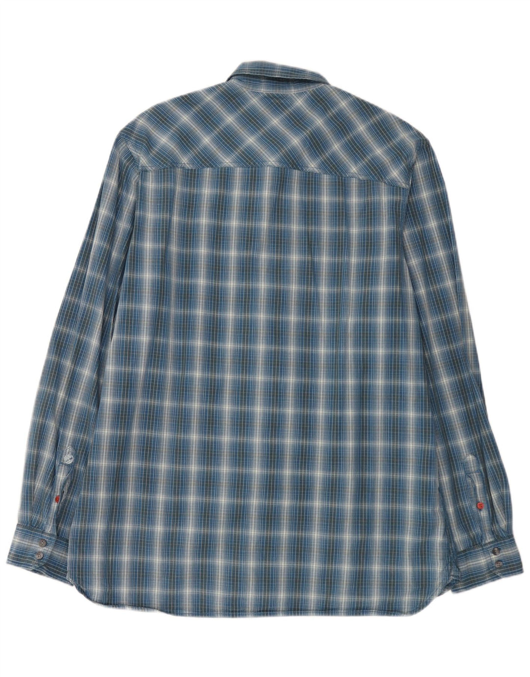 Timberland Herre Classic Fit skjorte XL blå ternet bomuld